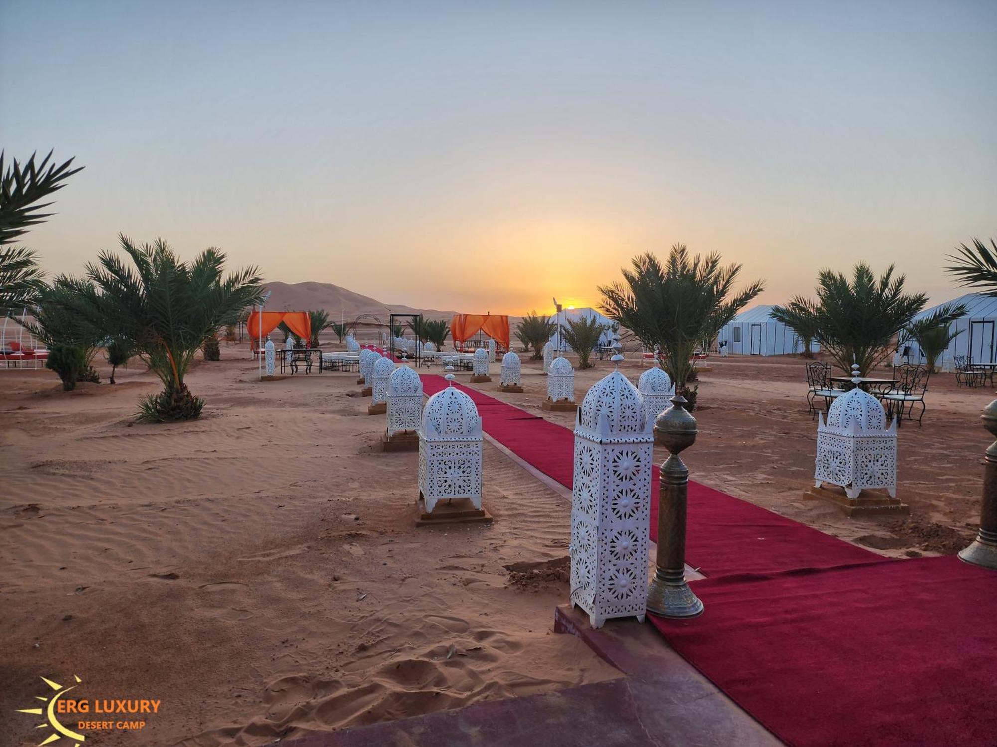 Erg Luxury Desert Camp Hotel Merzouga Exterior foto