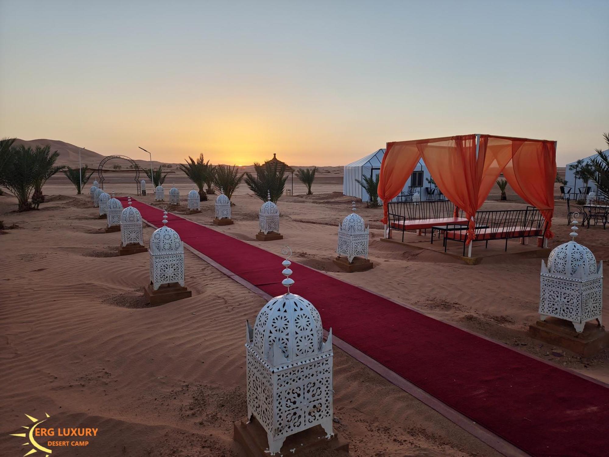 Erg Luxury Desert Camp Hotel Merzouga Exterior foto