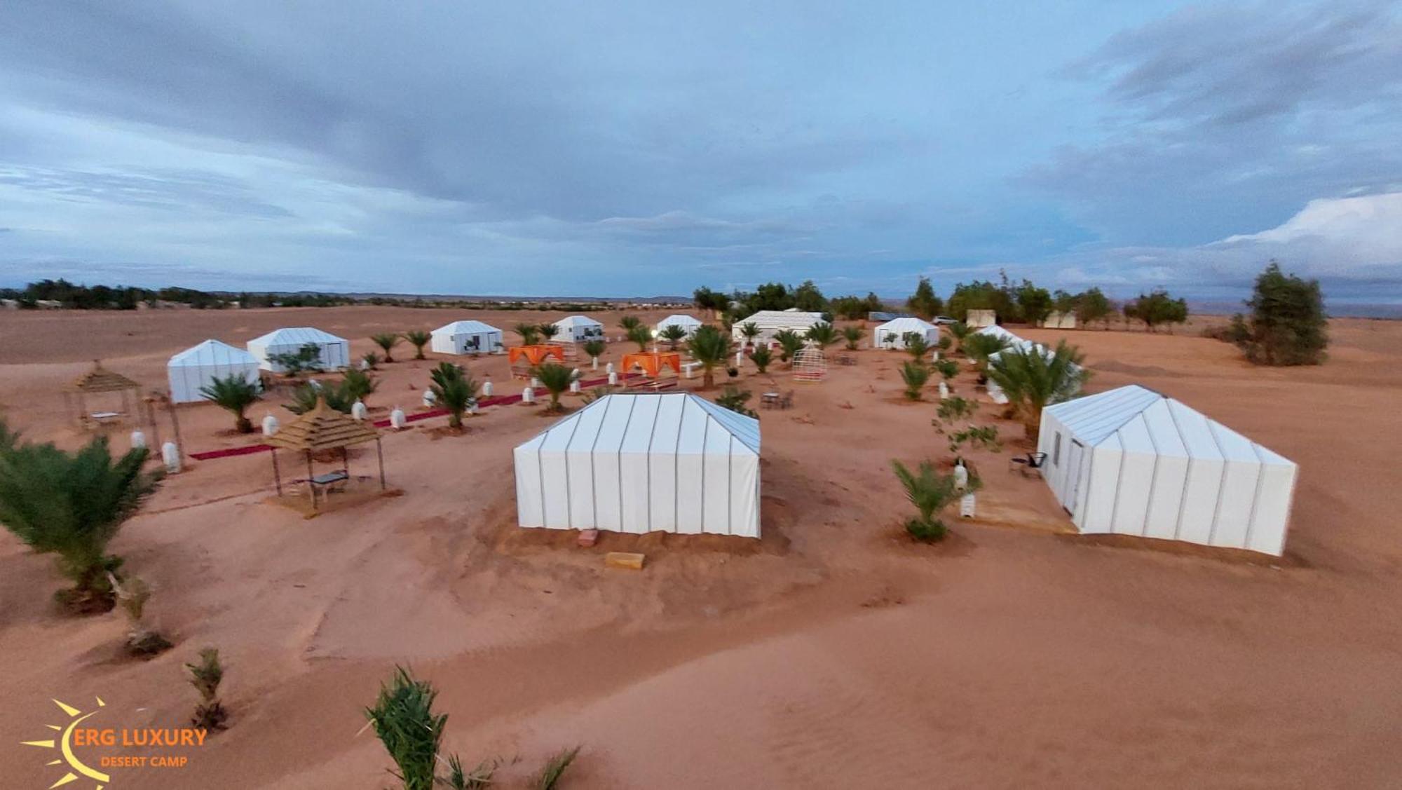 Erg Luxury Desert Camp Hotel Merzouga Exterior foto