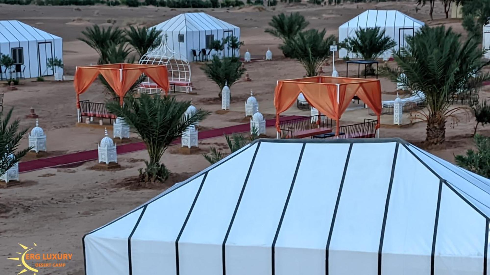 Erg Luxury Desert Camp Hotel Merzouga Exterior foto